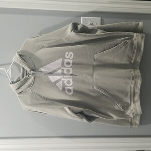 Gray Adidas Hoodie. Large